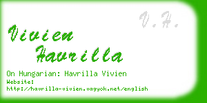 vivien havrilla business card